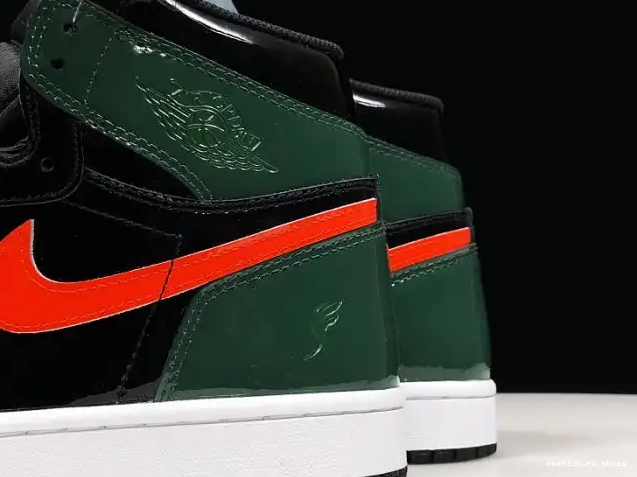 Rep Team Orange-Fir 1 Air x Jordan OG AV3905-038 Retro High Black SoleFly 0506